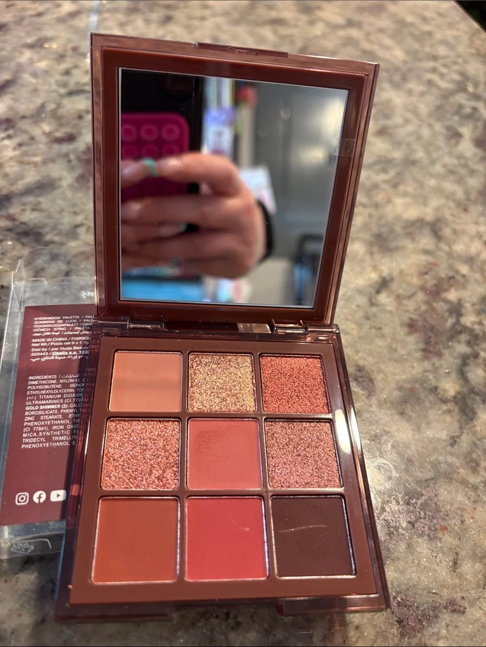 HUDA BEAUTY Rich Nude Obsessions Palette - Deep Brown
